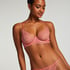 Soutien-gorge non-rembourr&eacute; &agrave; armatures Isabelle, Rose