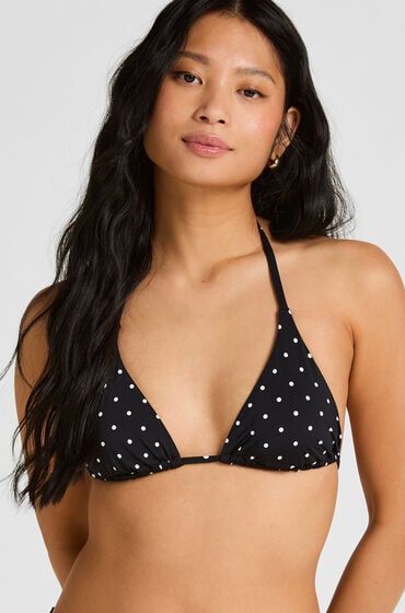 Hunkemöller Triangle Bikini Top Luxe Noir
