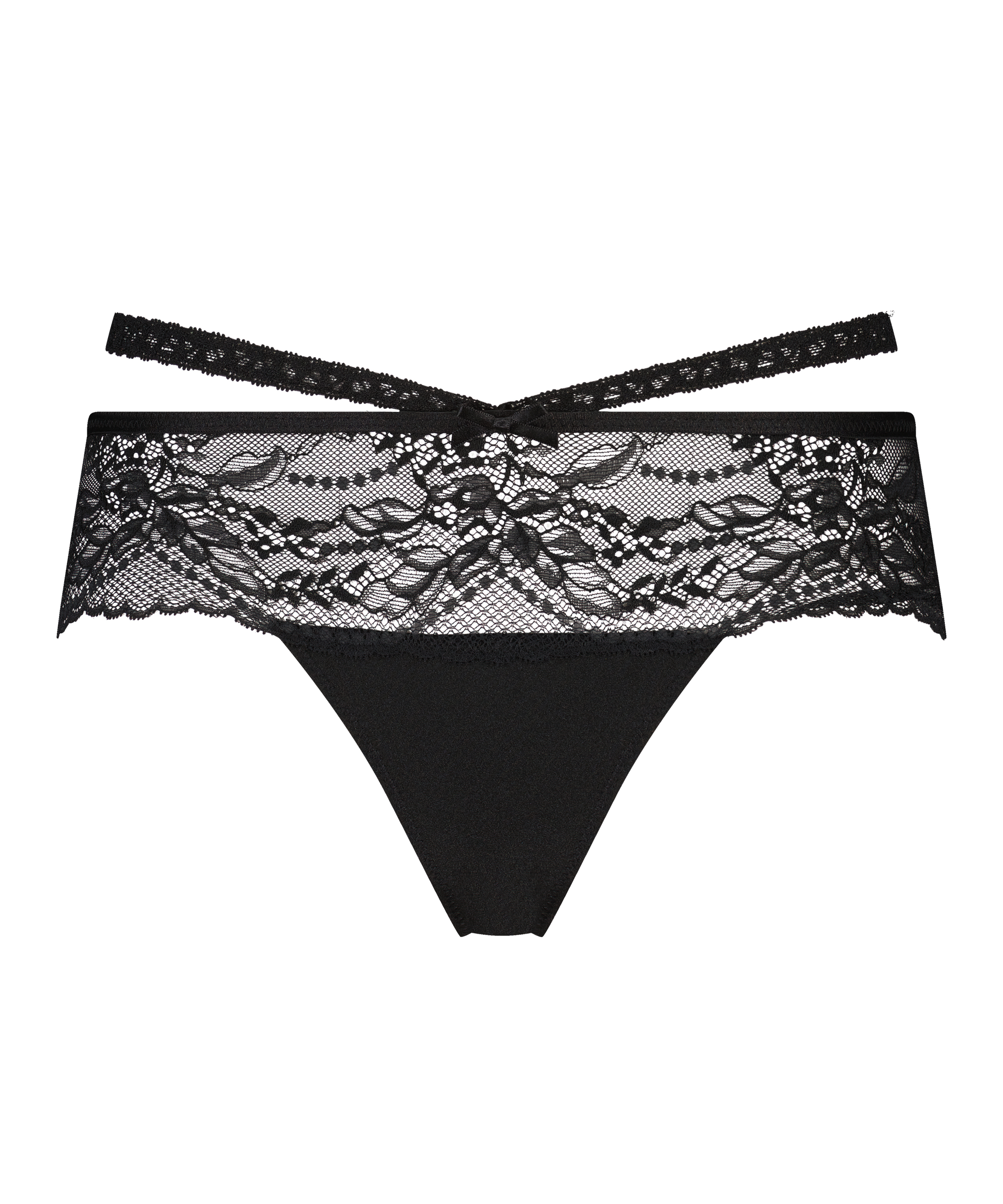 Boxer string Francesca, Noir, main