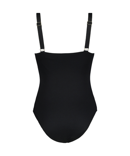 Maillot de bain Scallop, Noir