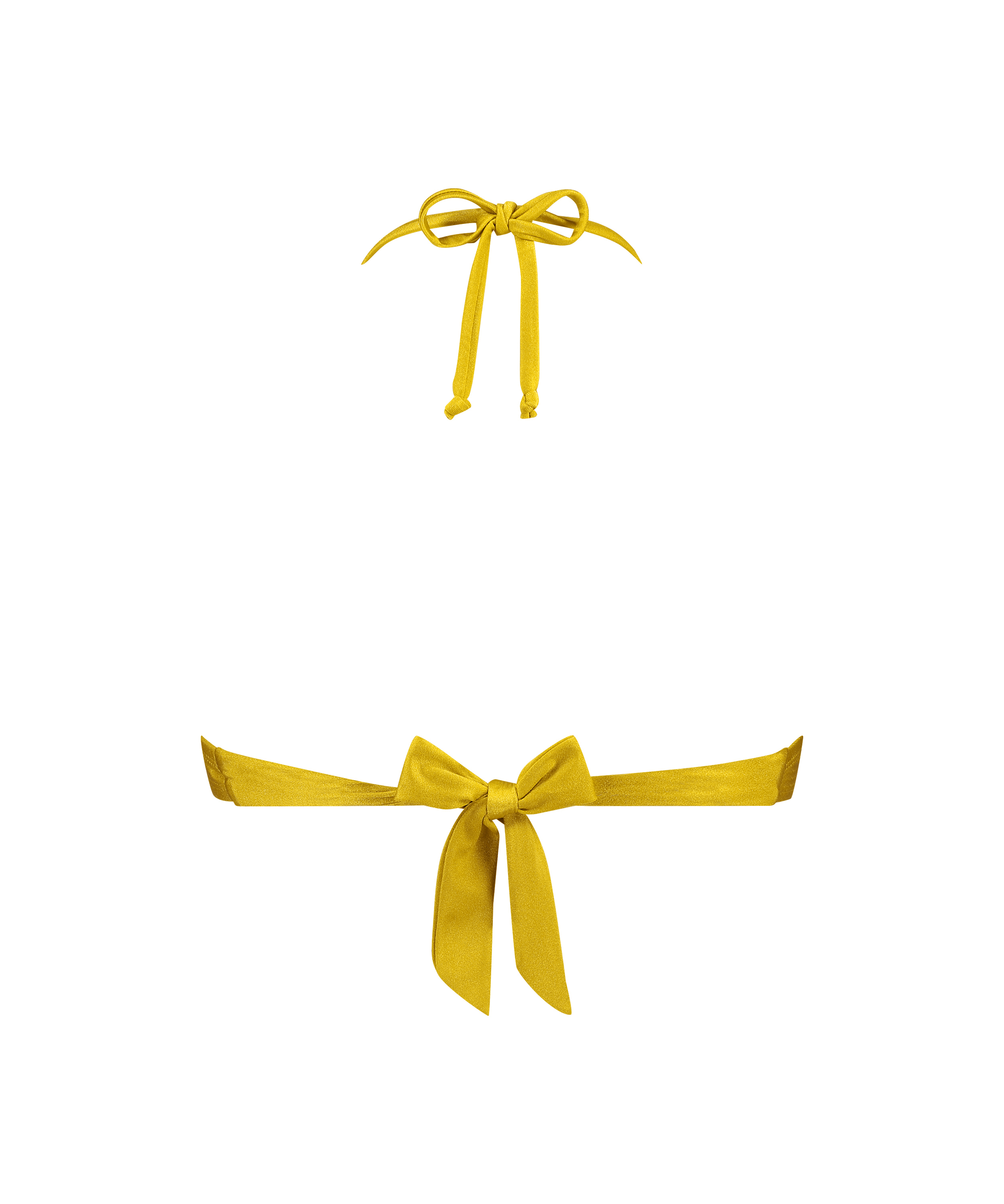 Haut de bikini bandeau Nice, Jaune, main