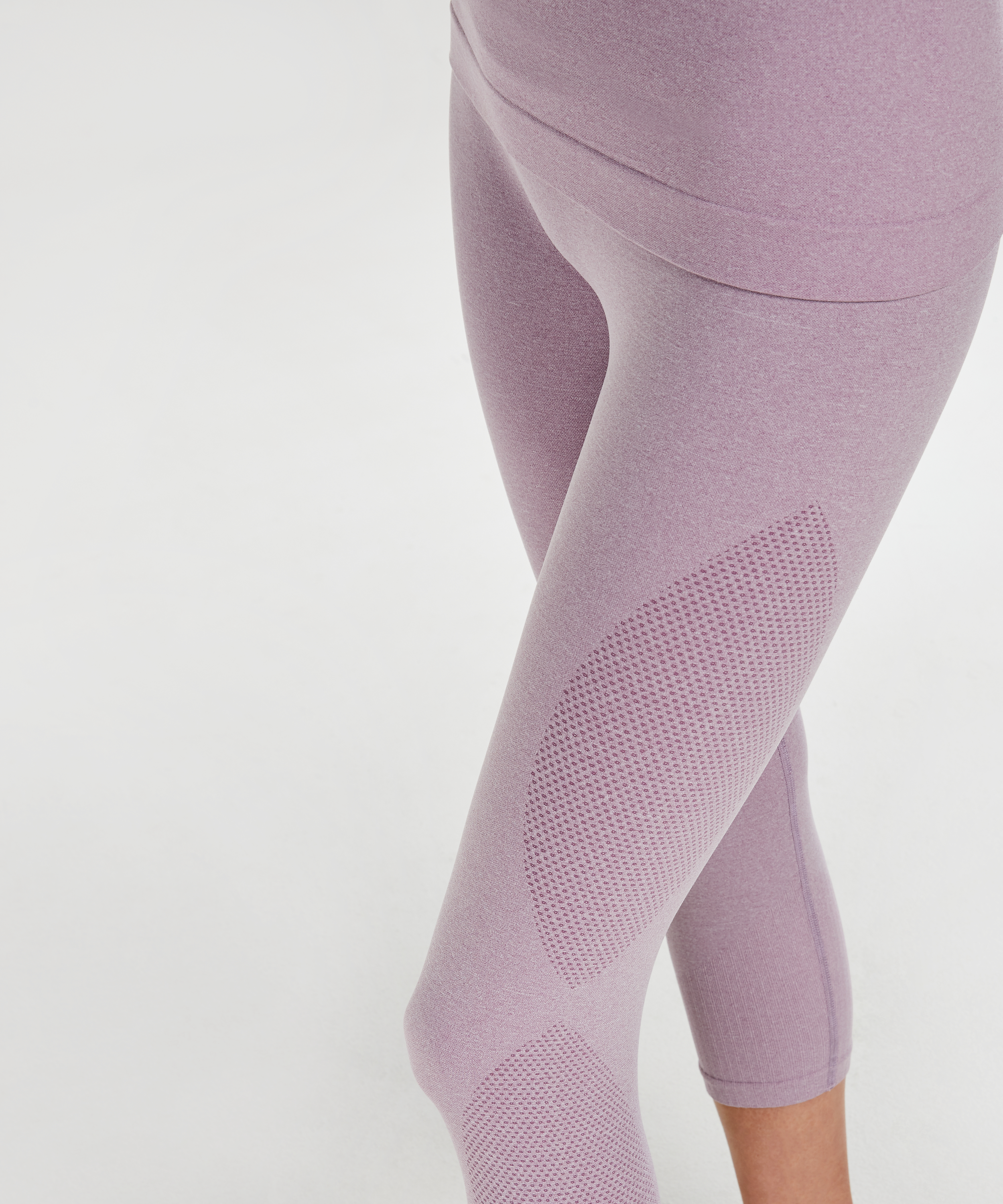 HKMX high waist capri roundknit, Violet, main