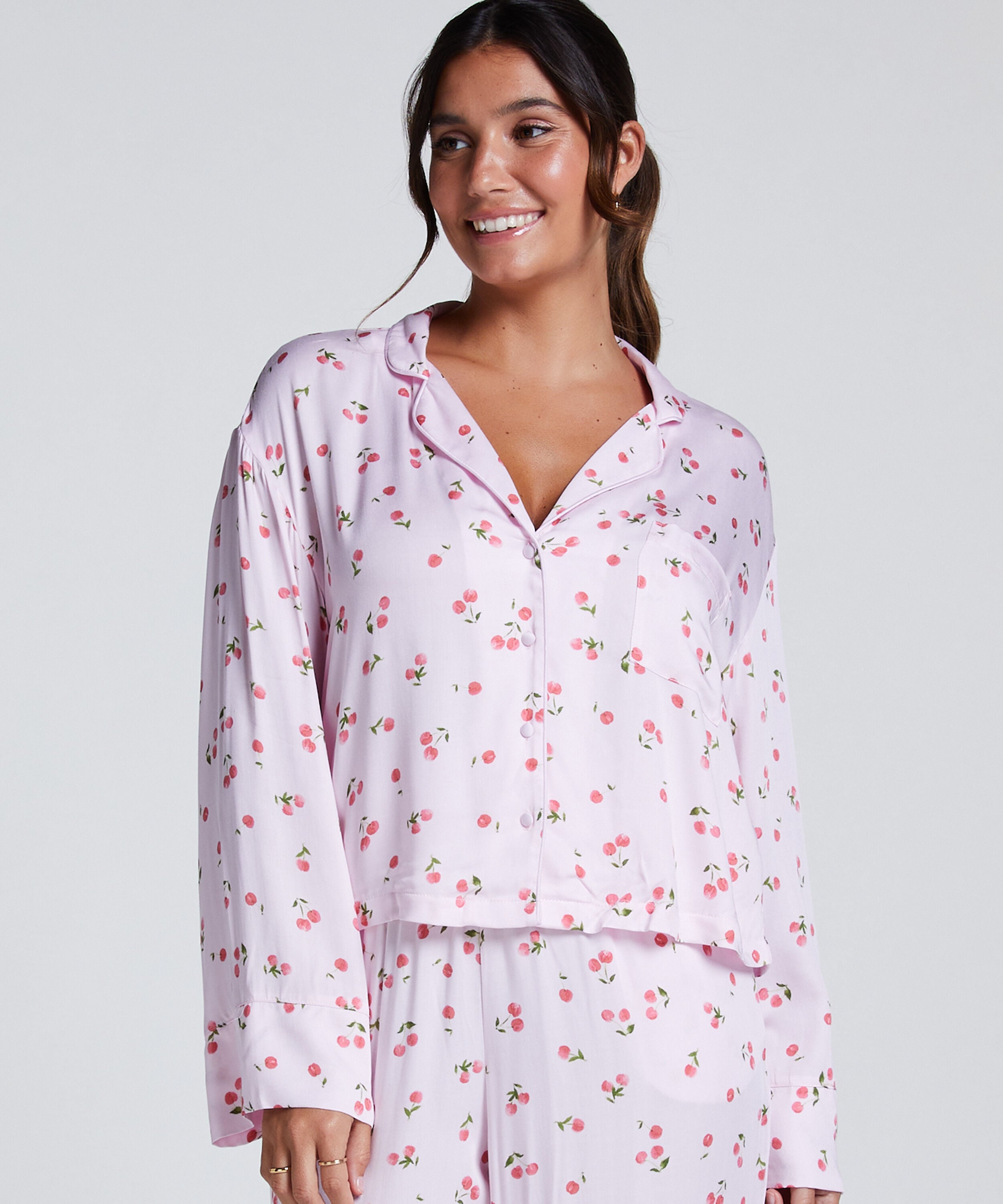 Veste à manches longues Satin, Rose