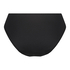 Slip de Bikini Rio Scallop, Noir