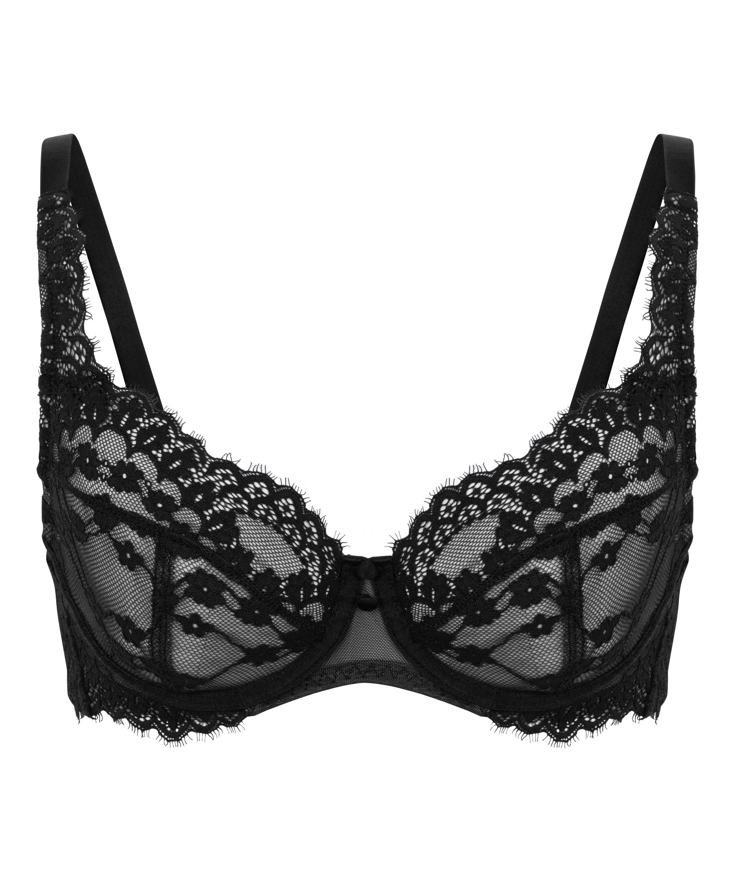 Soutien-gorge à armatures non-préformé Daisy, Noir, main