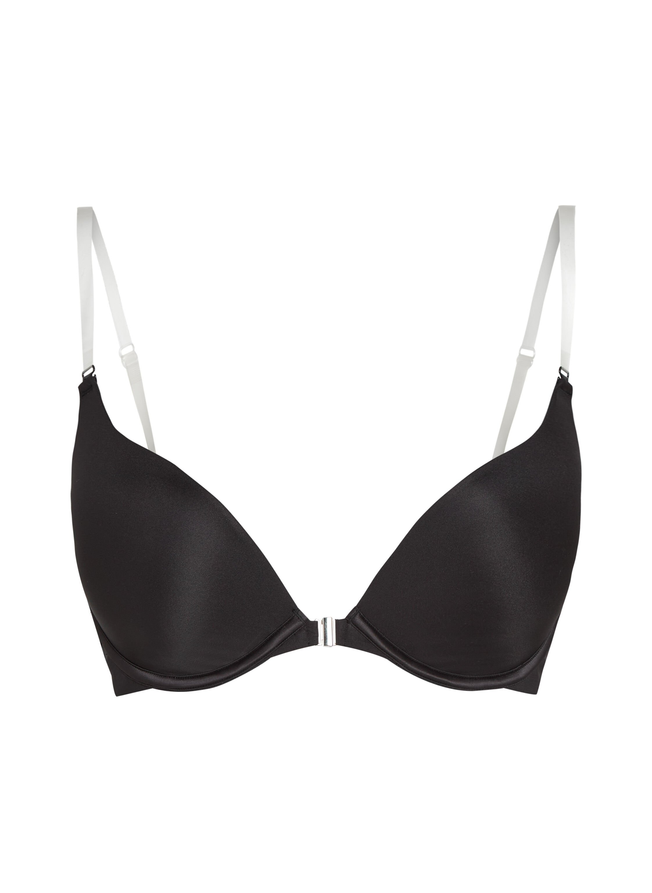 Soutien-gorge &agrave; armatures pr&eacute;form&eacute; push-up Transparant, Noir