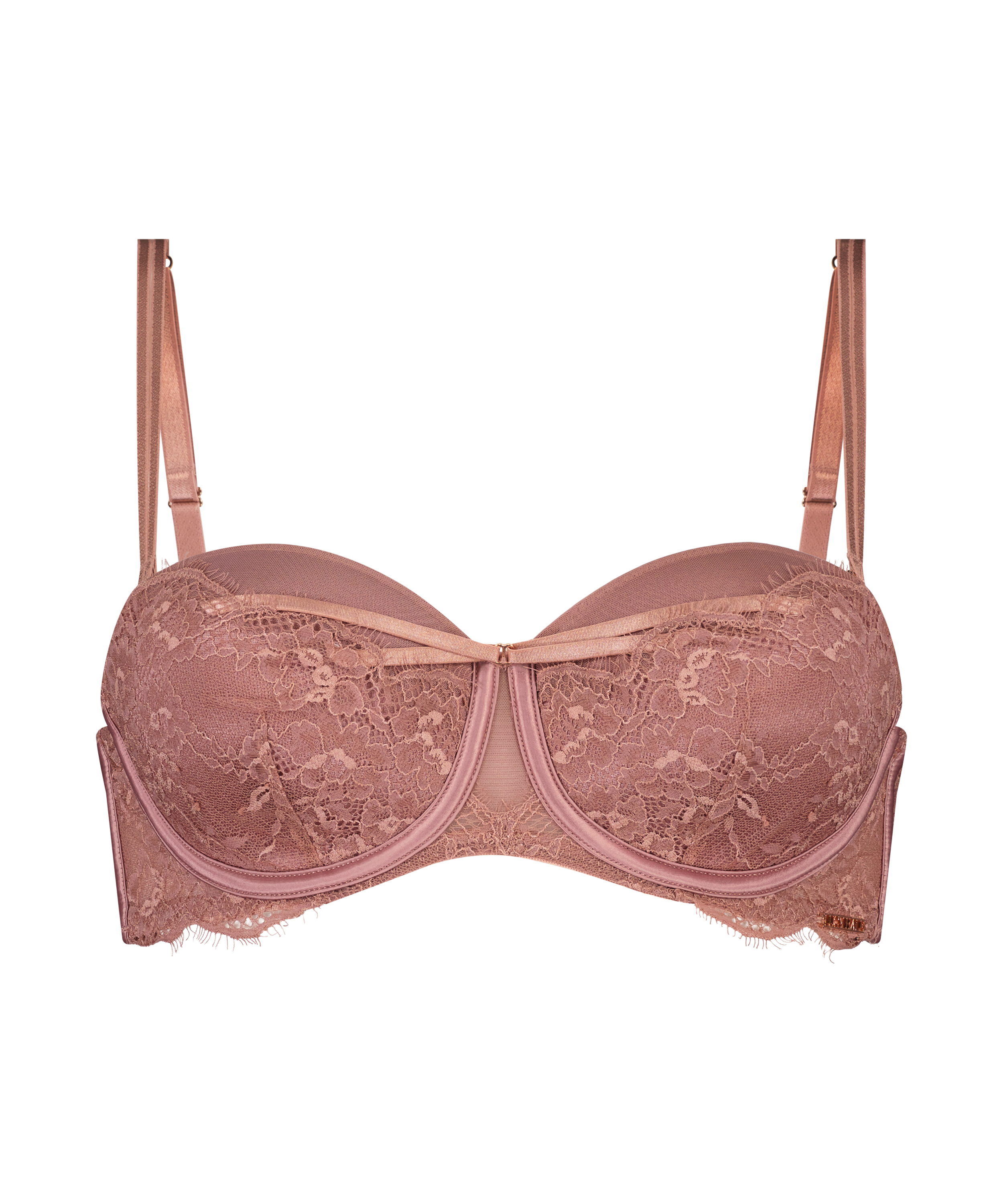 Soutien-gorge à armatures préformé sans bretelles Margaret Lucy Hale, Rose, main