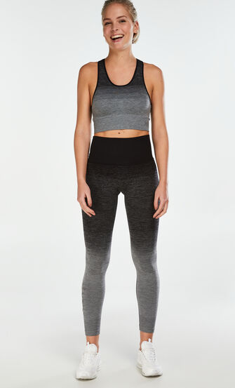 Soutien-gorge de sport HKMX Highneck Level 2 ombre, Gris