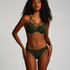 Slip de Bikini Rio Scallop, Vert