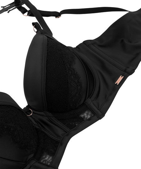 Soutien-gorge &agrave; armatures pr&eacute;form&eacute; Nicole, Noir