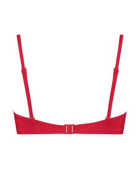 Haut de maillot de bain rembourré à armatures Lola, Rouge