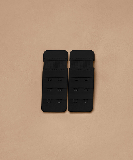 Lot de 2 extensions pour soutien-gorge, Noir