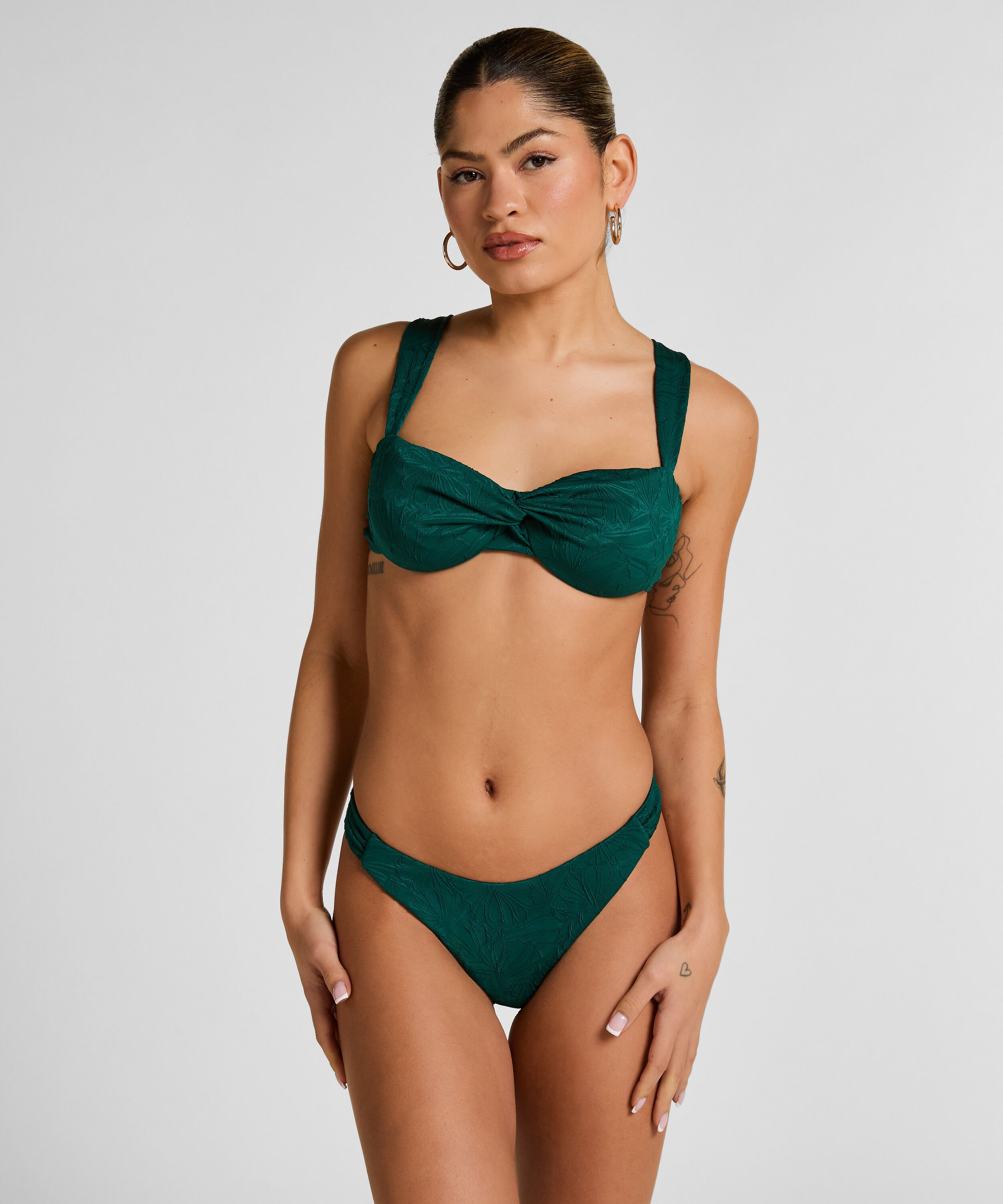 Bas de Bikini Highleg Azua, Vert Bas de Bikini Highleg Azua, Vert