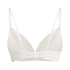 Soutien-gorge &agrave; armatures pr&eacute;form&eacute; push-up Marine, Blanc