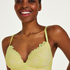 Soutien-gorge pr&eacute;form&eacute; sans armatures longline Shiloh, Jaune