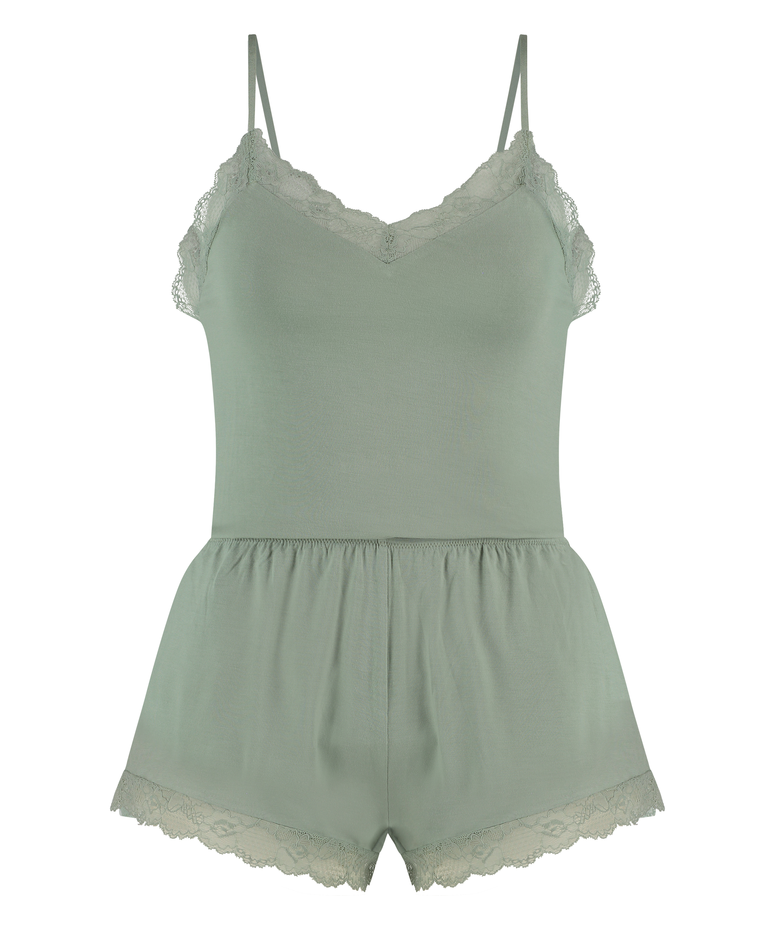 Ensemble de pyjama, Vert, main