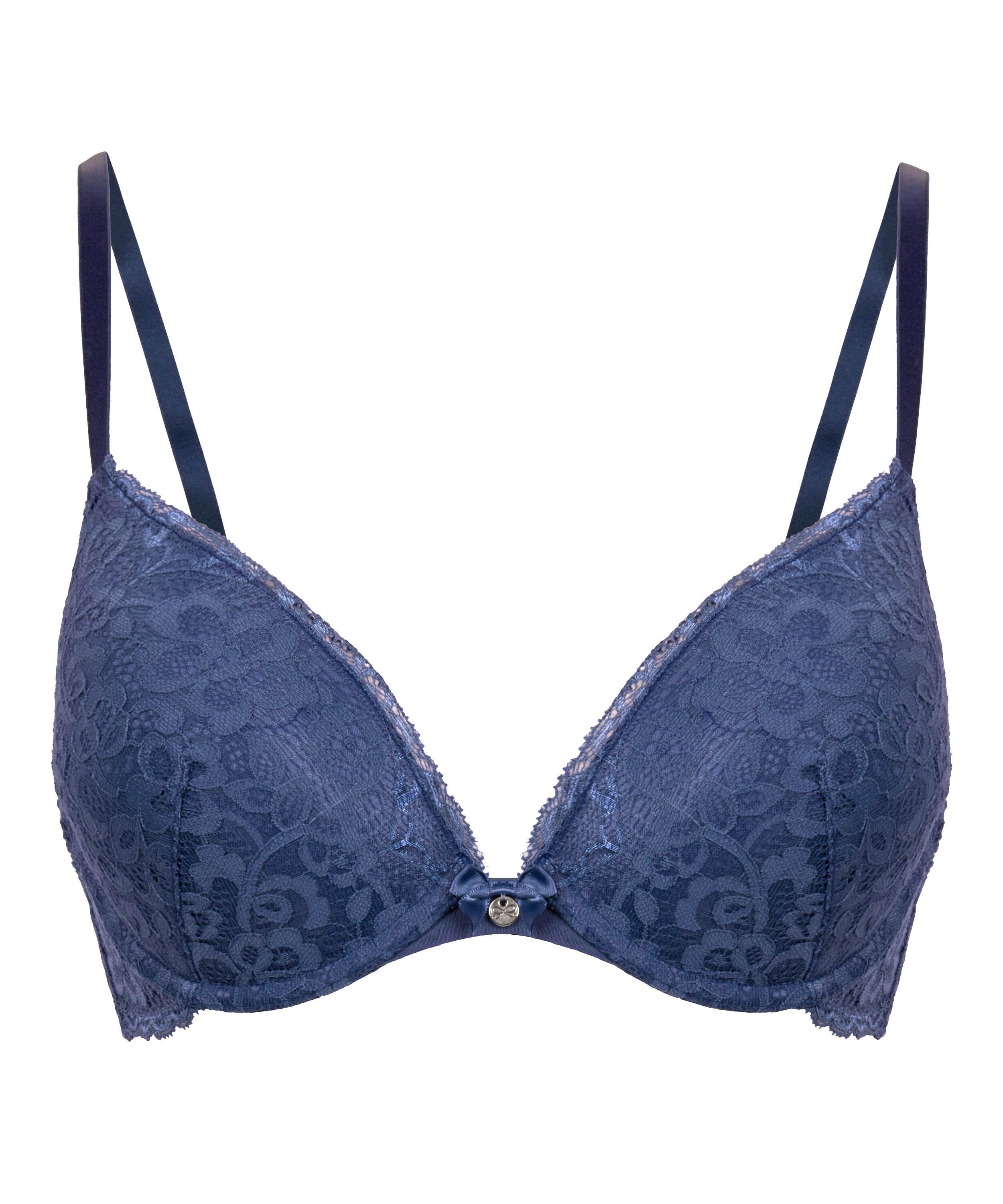 Soutien-gorge &agrave; armatures pr&eacute;form&eacute; push-up Marine, Bleu