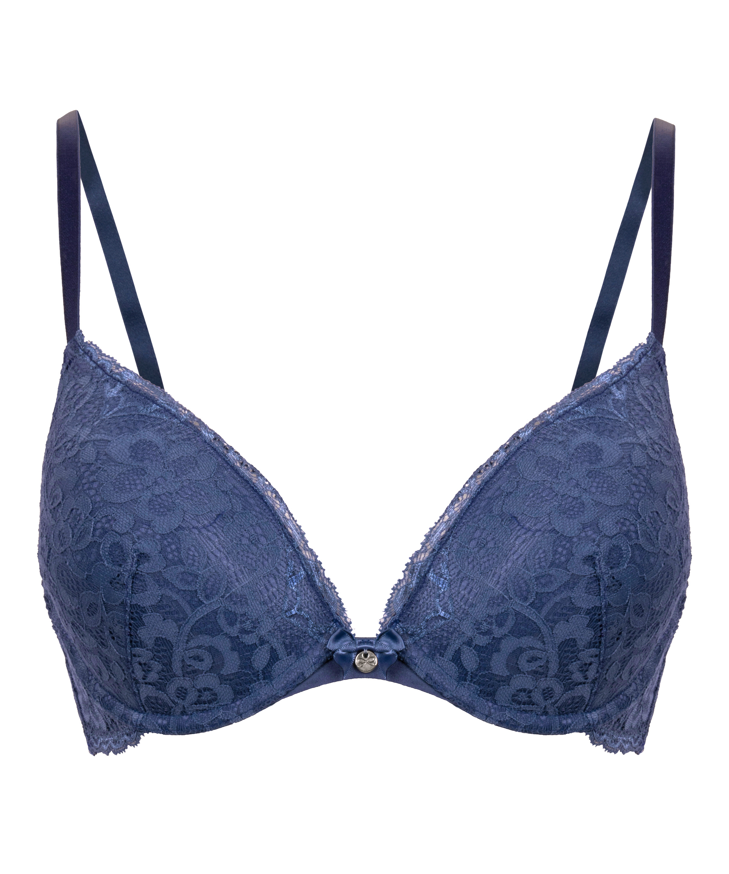 Soutien-gorge &agrave; armatures pr&eacute;form&eacute; push-up Marine, Bleu, main
