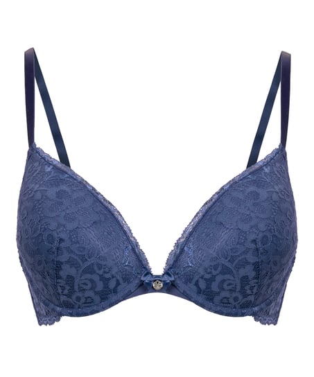 Soutien-gorge &agrave; armatures pr&eacute;form&eacute; push-up Marine, Bleu