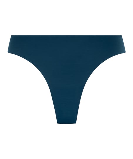 Invisible string Lace Back, Bleu