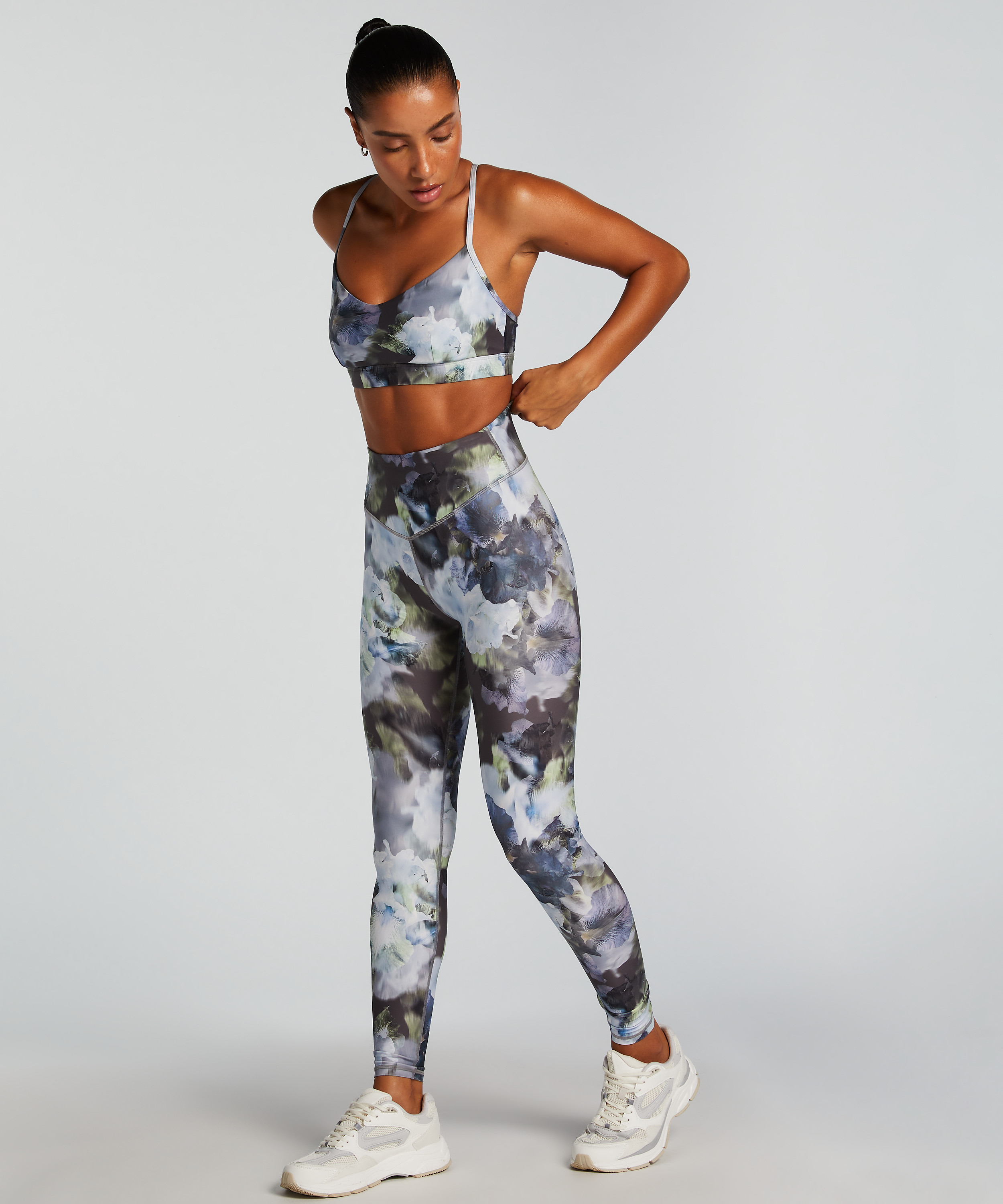 HKMX Legging taille haute, Gris, main