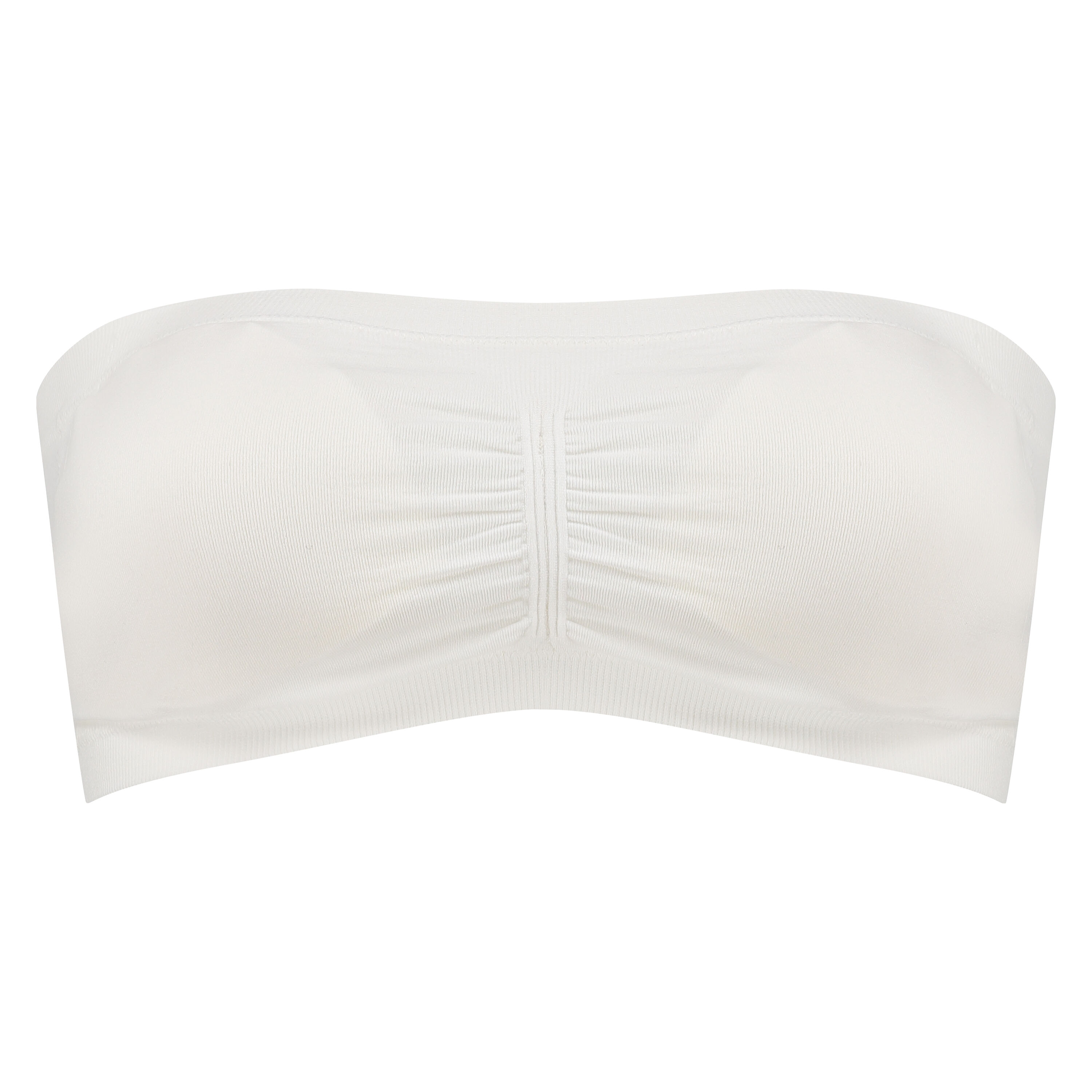 Top bandeau Seamless, Blanc