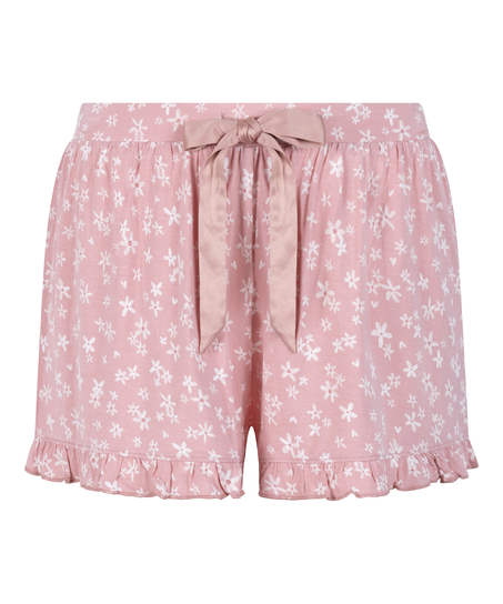 Short Jersey à volants, Rose