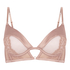 Soutien-gorge à armatures non-préformé longline Nisha, Beige