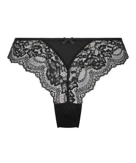 Slip brésilien Dora, Noir