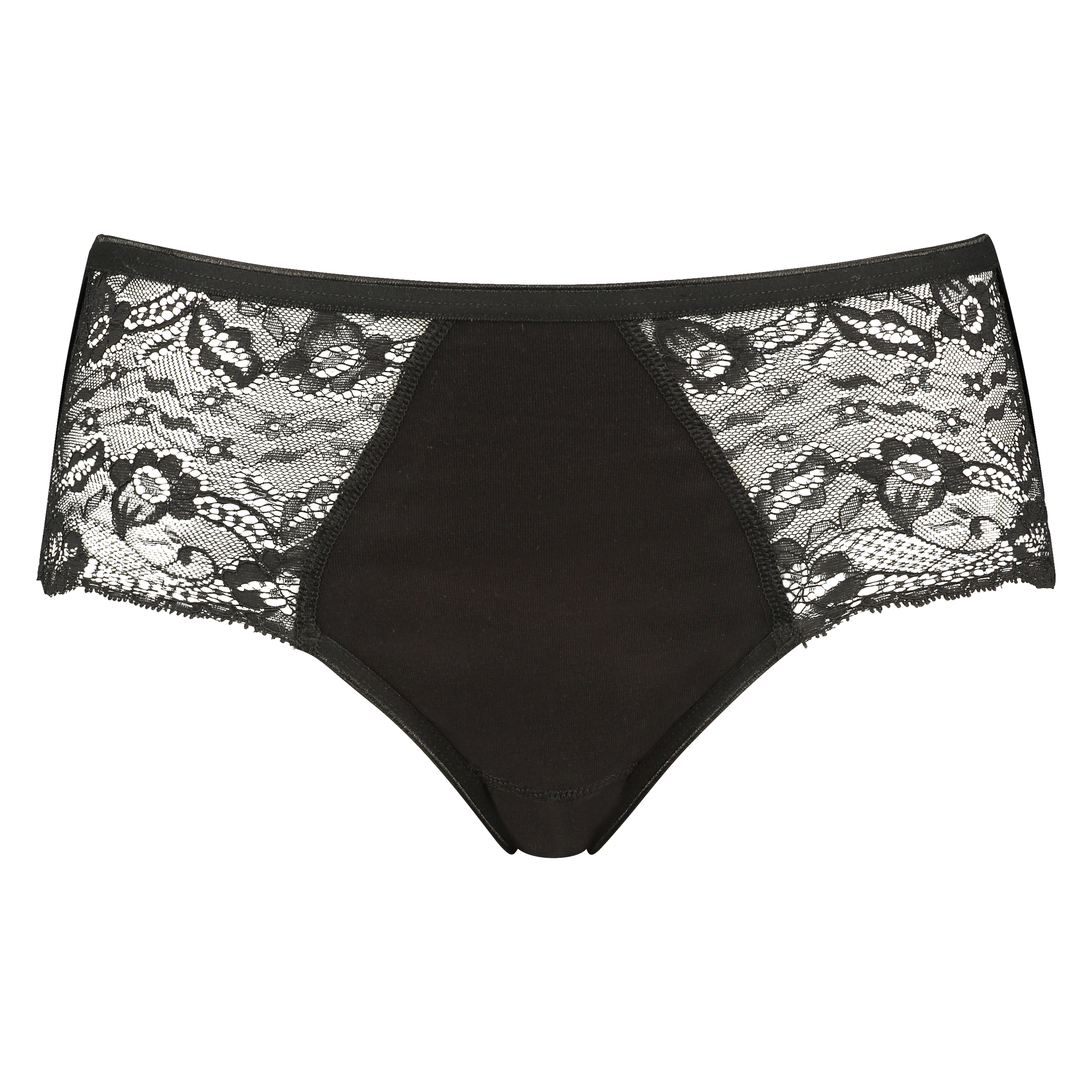 Superslip Lace Midi, Noir, main