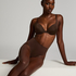 Soutien-gorge &agrave; armatures pr&eacute;form&eacute; push-up Smooth, Marron