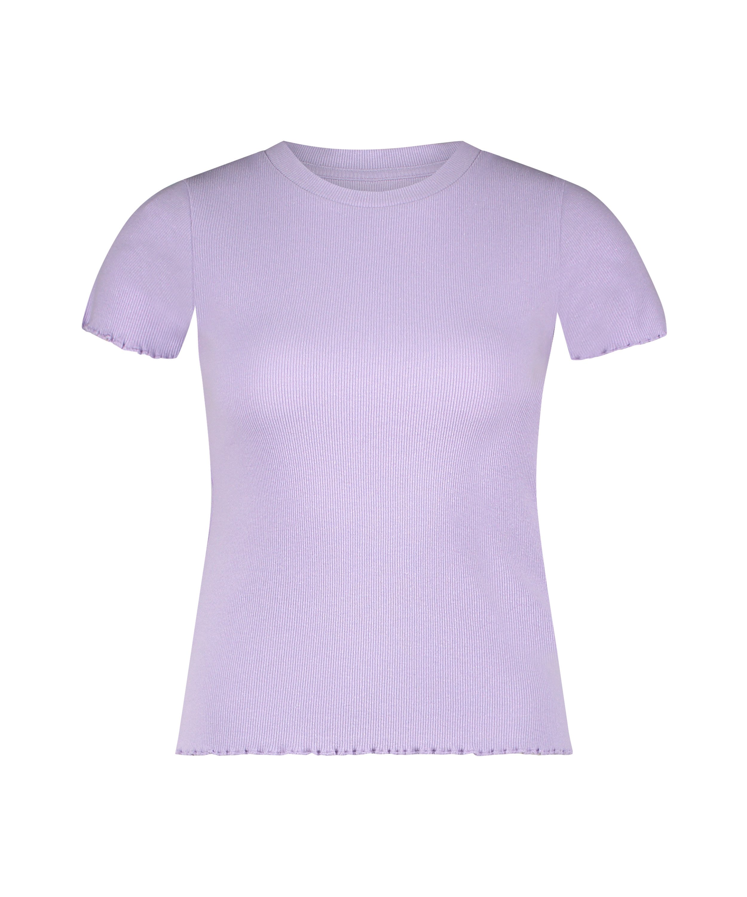 Chemise &agrave; manches courtes en coton, Violet, main