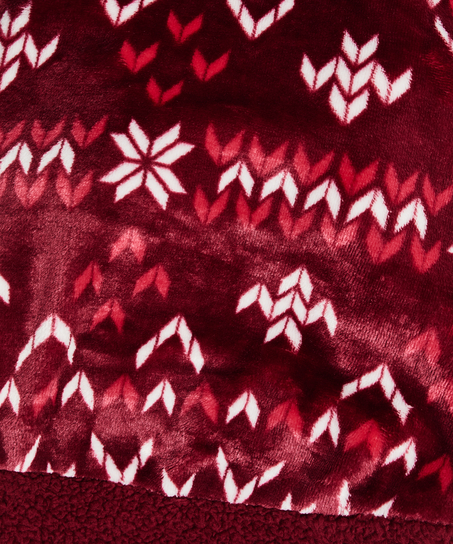 Onesie chiens en polaire, Rouge