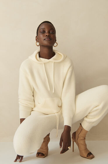 Hunkemöller Premium Sweat à capuche manches longues Fluffy Blanc