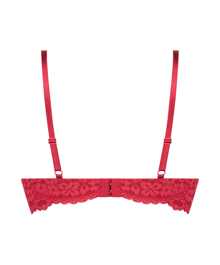 Soutien-gorge push-up à armatures rembourré Rose, Rouge