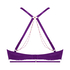 Soutien-gorge non-rembourré à armatures longline Belladonna, Violet