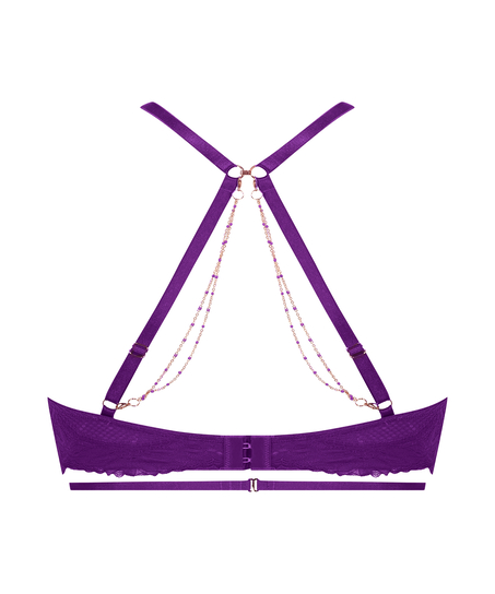 Soutien-gorge non-rembourré à armatures longline Belladonna, Violet
