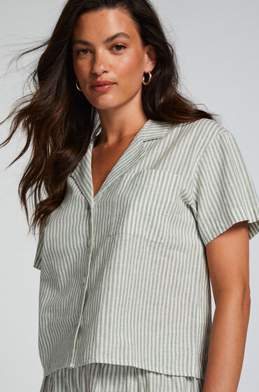 Hunkemöller Haut de pyjama Lin Vert