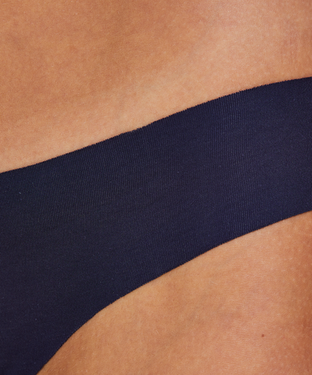 String invisible en coton, Bleu
