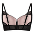 Soutien-gorge à armatures longline préformé Juliette, Noir