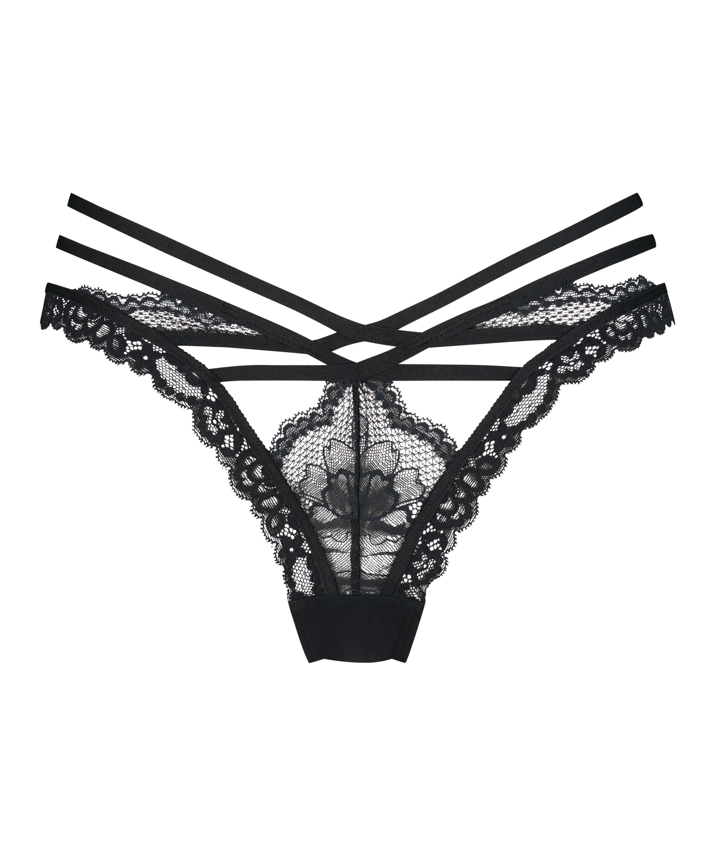 Slip Brésilien Jolidon - Taille FR 44 (42 EU), Couleur Lavande/noir, Neuf Avec étiquettes
