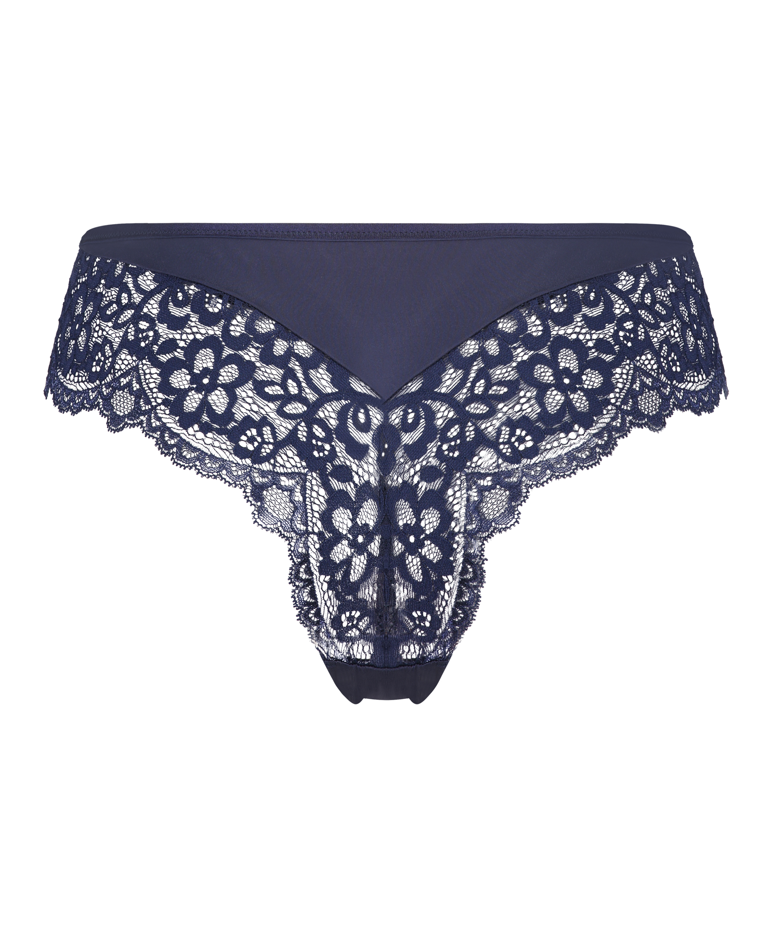 Slip brésilien Marine, Bleu, main