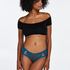 Slip brésilien V-shape Kyla, Bleu