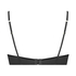 Soutien-gorge rembourré demi-bonnet à armatures longline Iggy, Noir