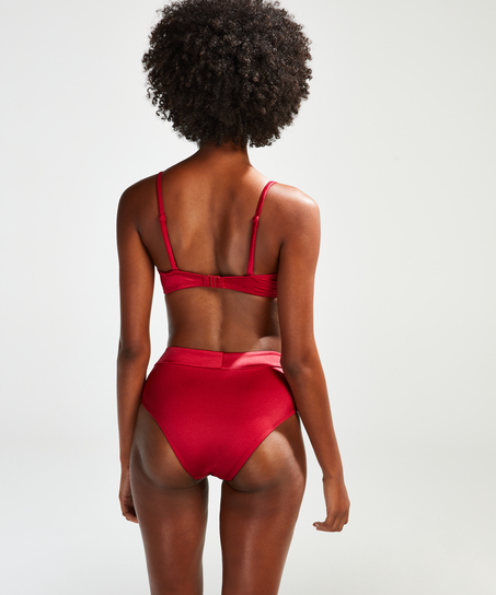 Haut de maillot de bain rembourré à armatures Lola, Rouge
