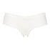 Slip br&eacute;silien V-shape Mesh, Blanc