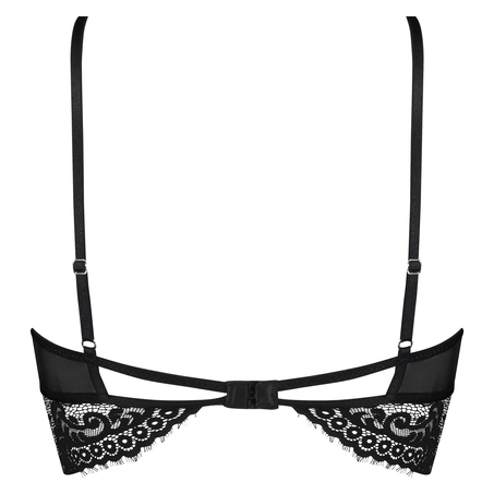 Brassière Longline Donatella, Noir