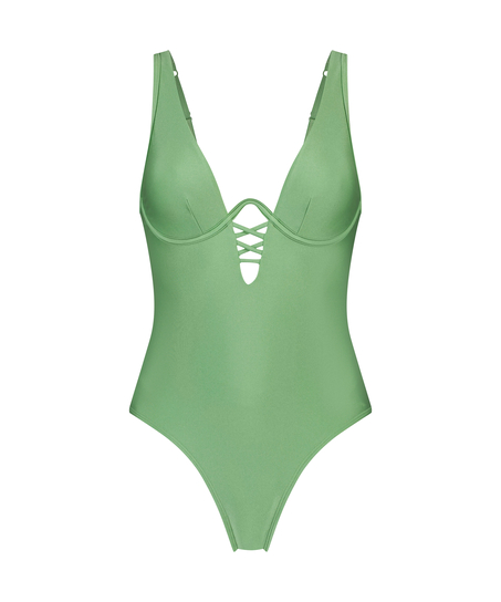 Maillot de bain haut Mauritius, Vert