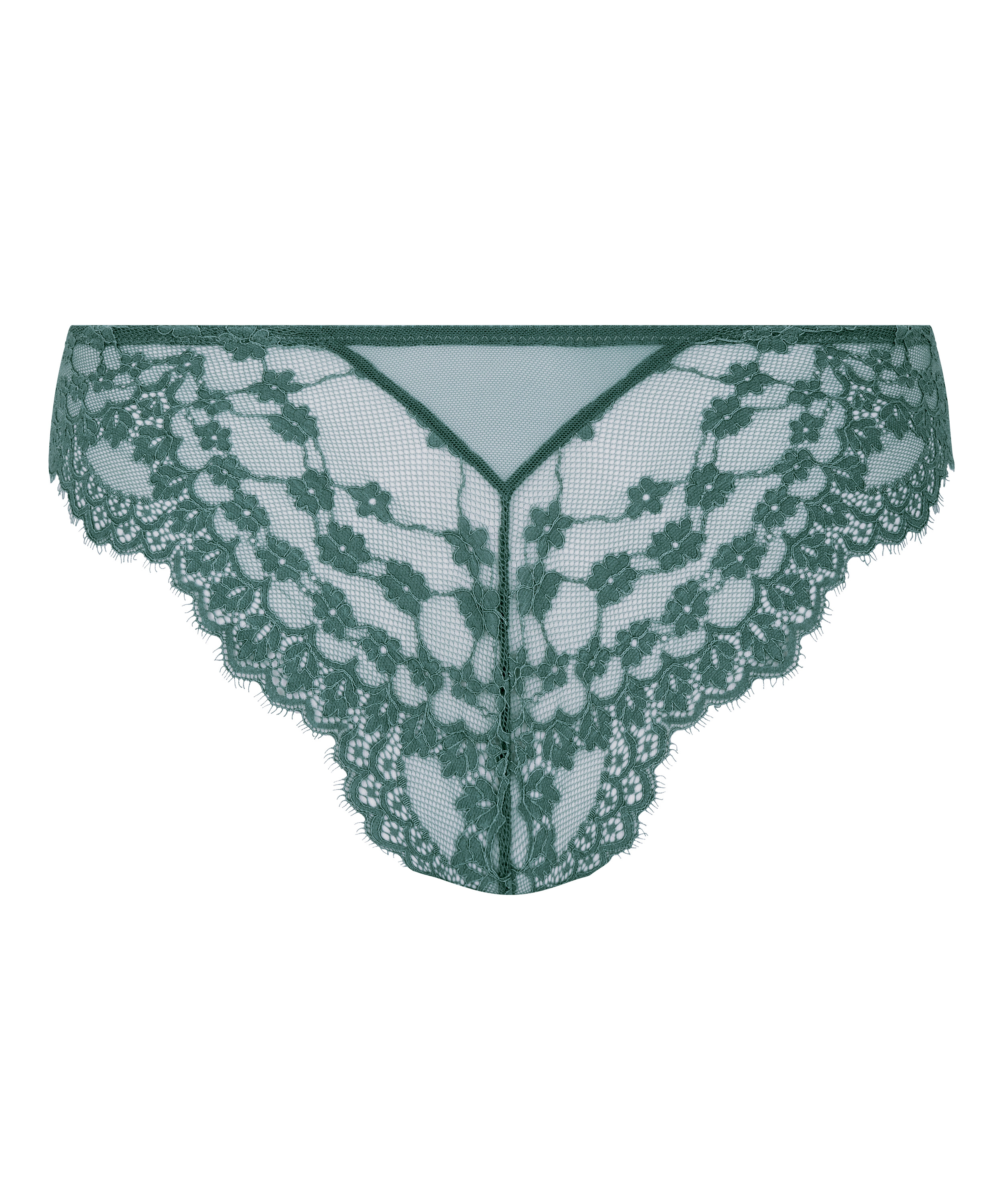 Slip brésilien Daisy, Bleu, main