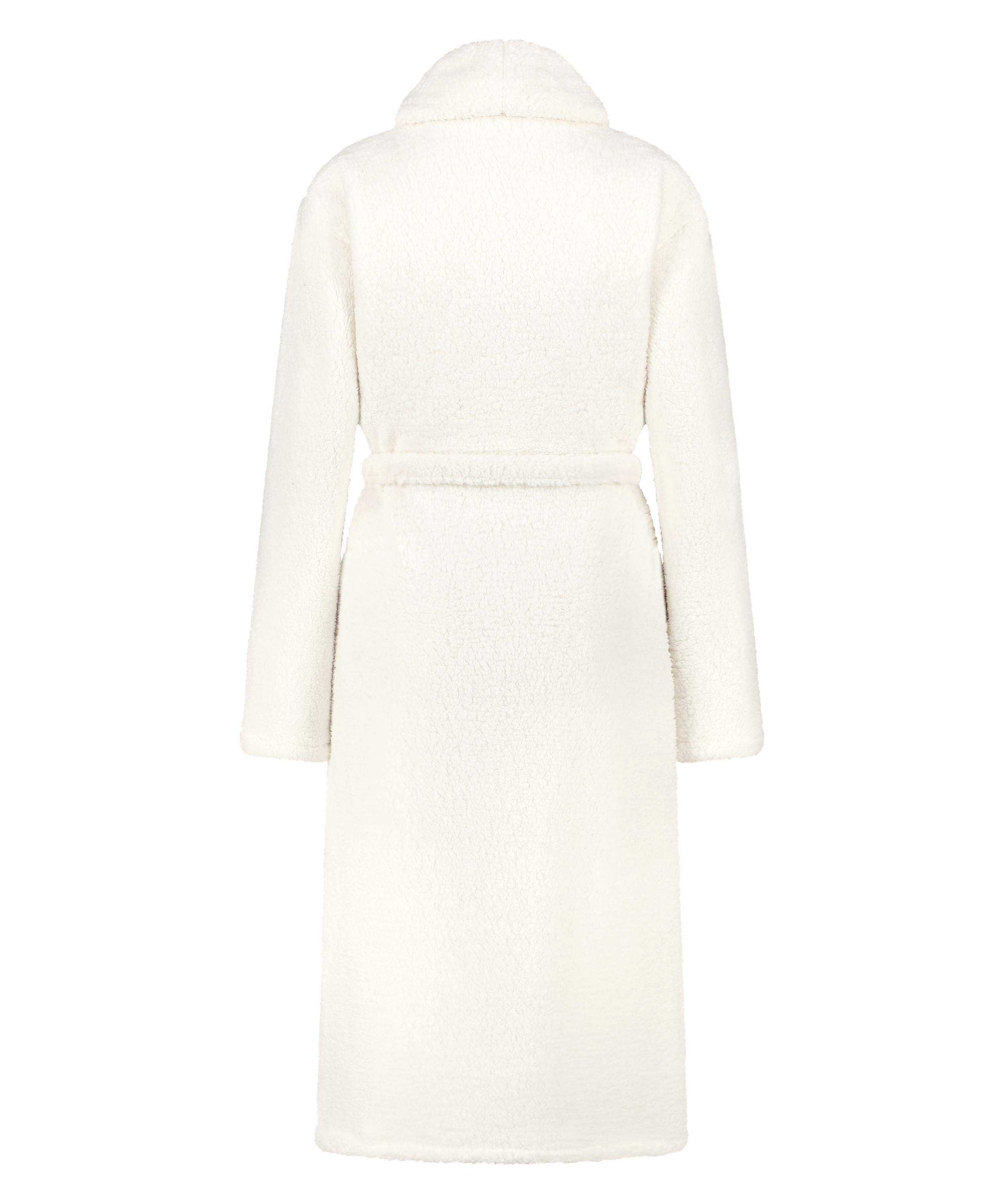 Peignoir Fleece, Blanc, main